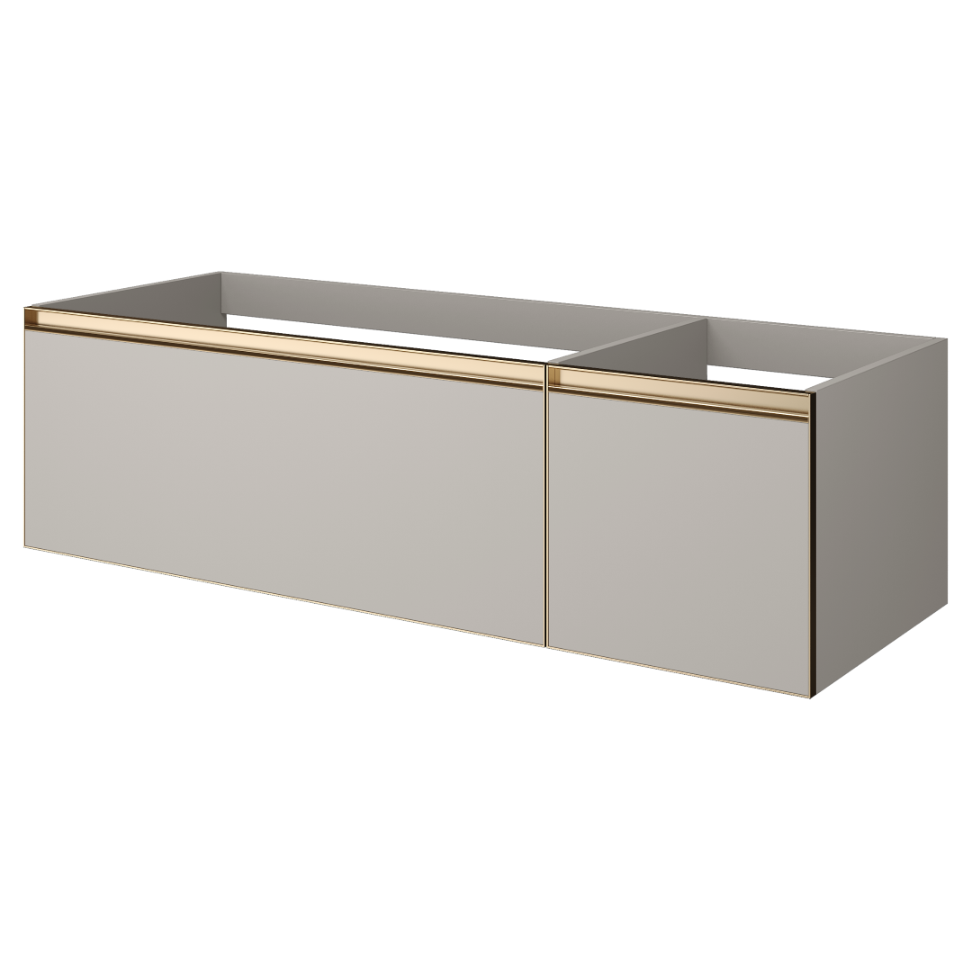 Тумба для ванной Armadi Art Quatro 790-M2-140-CM-MG 140×40 см — Основное изображение