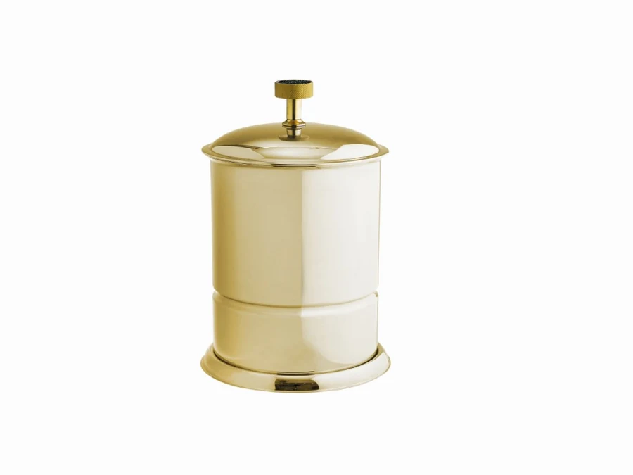 Мусорное ведро Boheme Royal Cristal 10927-G-B 21×21×29 см, цвет золото