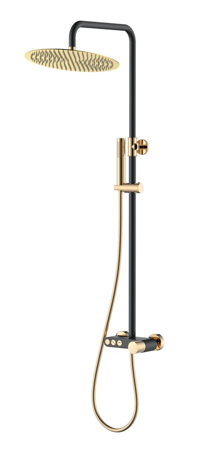 Душевая стойка Boheme Stick 128-BG.2 570×185×1090 мм, цвет золото