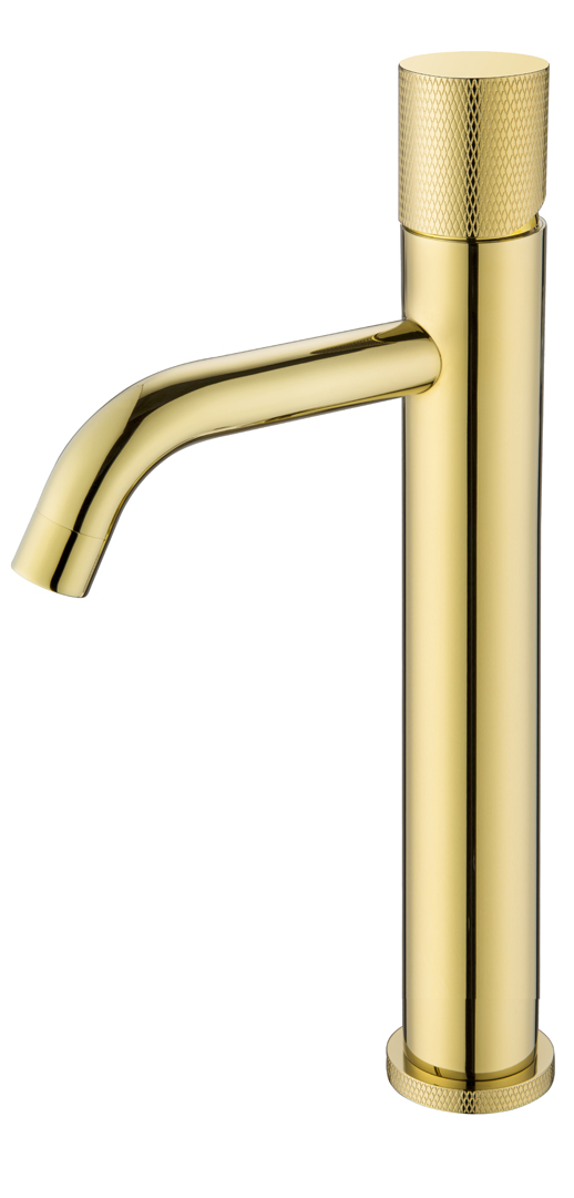 Смеситель для раковины-чаши Boheme Stick 122-GG.2 160×45×331 мм, цвет золото — Основное изображение