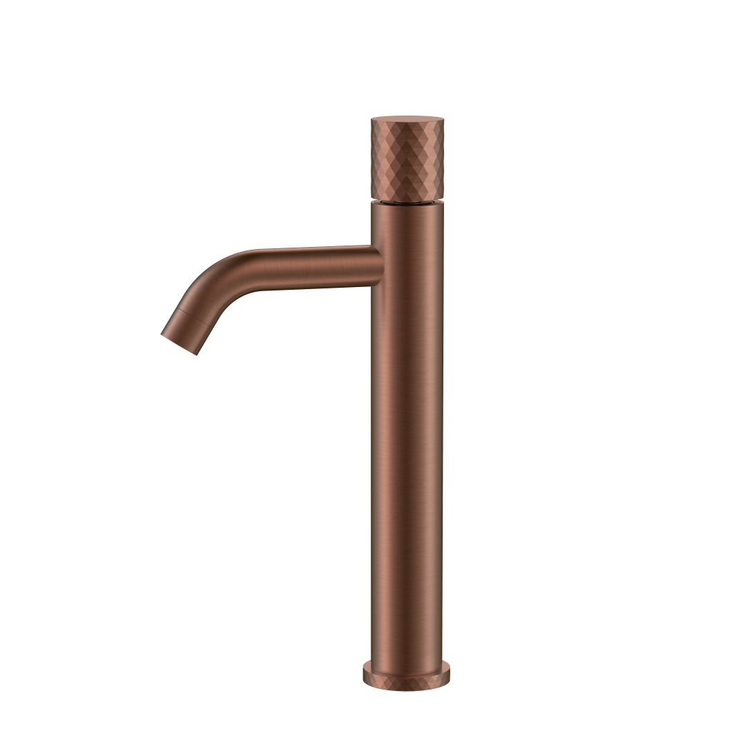 Смеситель для раковины-чаши Boheme Stick 122-BRB 160×45×331 мм, цвет бронза брашированная — Основное изображение