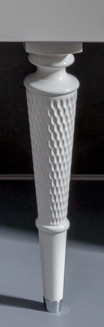 Мебельная фурнитура Armadi Art Vallessi Avantgarde 847-W-25 8×8×25 мм, цвет белый матовый — Основное изображение