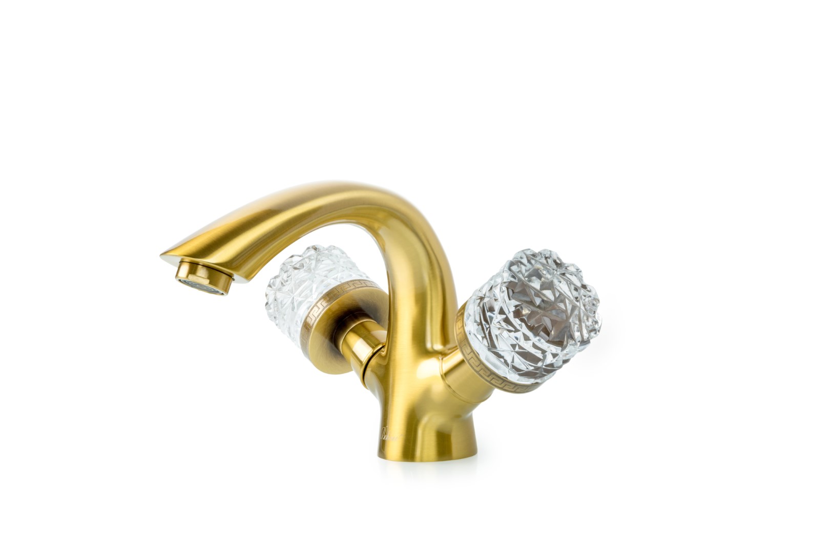Смеситель для раковины Boheme Crystal 311-CRST 154×154×128 мм, цвет бронза — Основное изображение