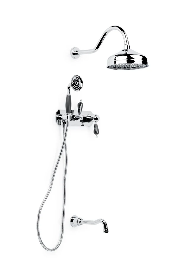 Душевая система встраиваемая Boheme Tradizionale Cromo 268-BSW 234×269×1200 мм, цвет хром