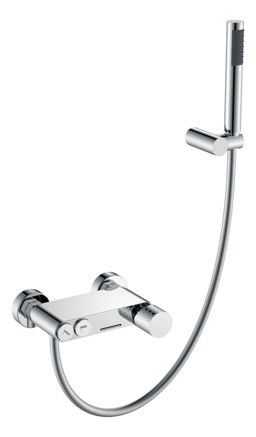Смеситель для ванны Boheme Stick 123-CRCR 114×185×70 мм, цвет хром