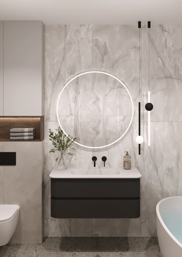 Тумба для ванной Armadi Art Ovale 780-100-A 102×52×50 см