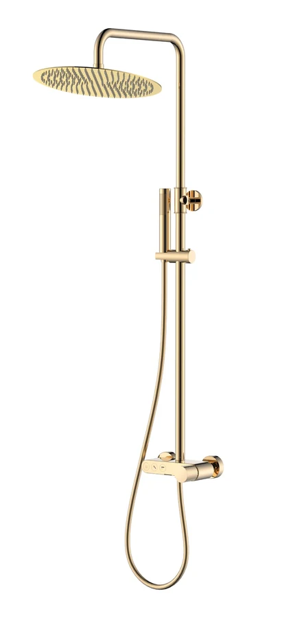 Душевая стойка Boheme Stick 128-GG.2 570×185×1090 мм, цвет золото
