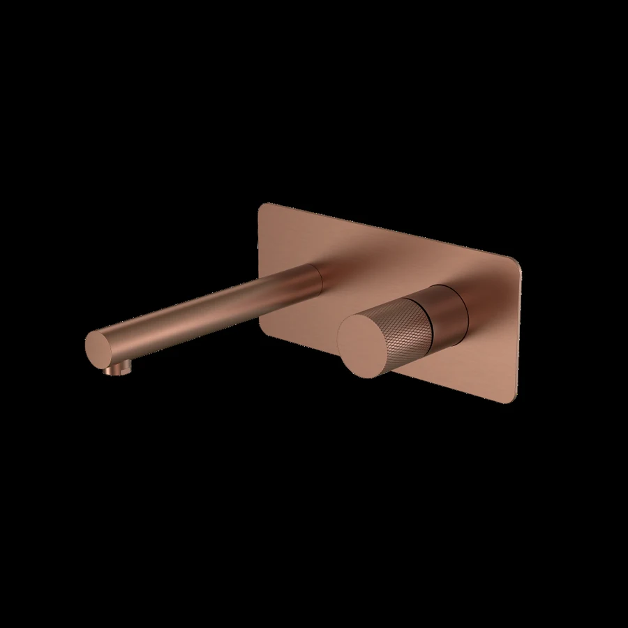 Смеситель встраиваемый Boheme Stick 125-BRB.2 202×230×100 мм, цвет бронза брашированная
