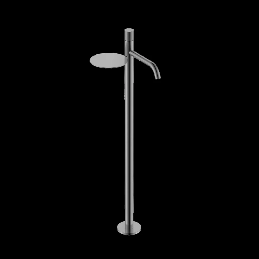 Смеситель для напольной раковины Boheme Stick 120-GM.2, цвет графитовый