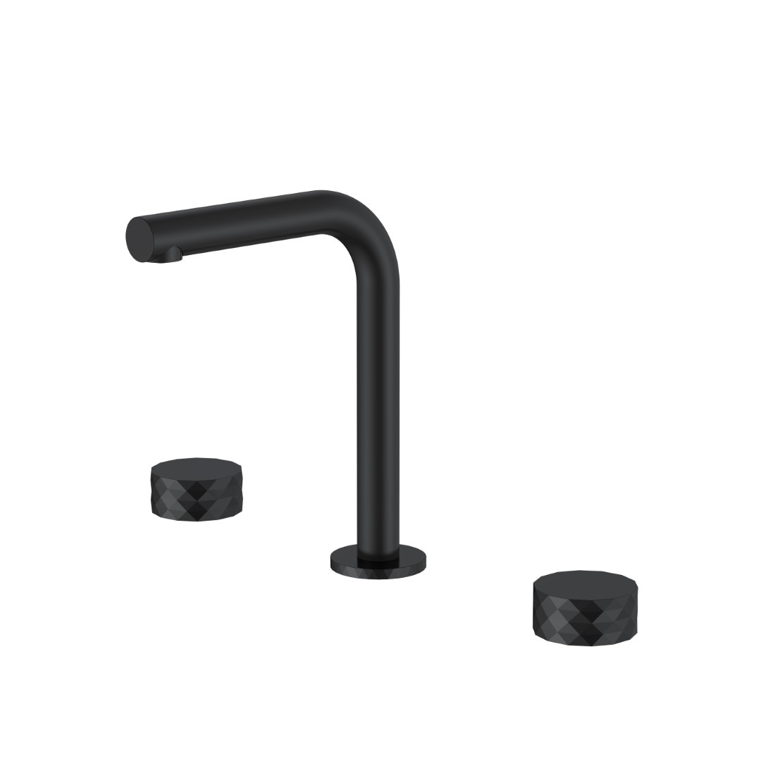 Смеситель для раковины Boheme Stick 152-B.1 202×345×178 мм, цвет черный матовый — Основное изображение