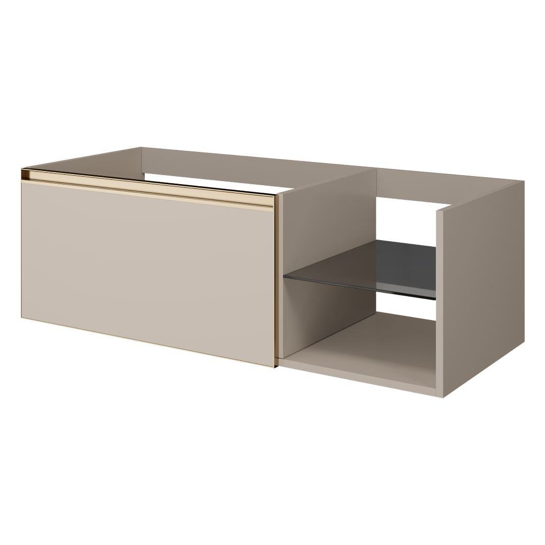 Тумба для ванной Armadi Art Quatro 790-M6-120-D-MG 120×40 см — Основное изображение