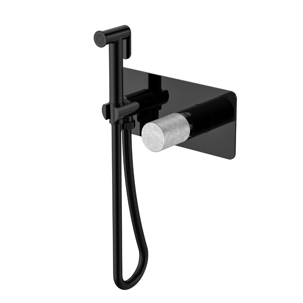 Гигиенический душ Boheme Stick 127-SGM-MR-GR 203×230×100 мм, цвет графитовый глянцевый — Основное изображение