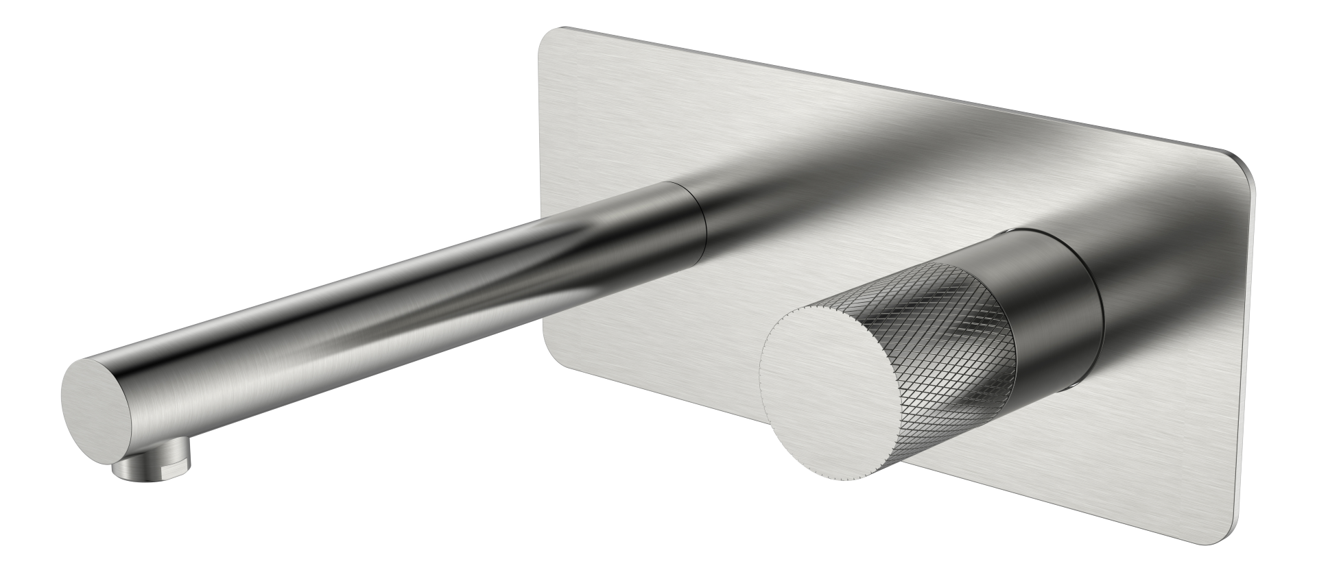 Смеситель встраиваемый Boheme Stick 125-NB.2 202×230×100 мм, цвет никель — Основное изображение