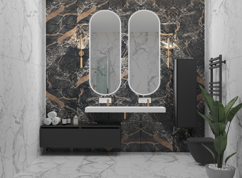 Тумба для ванной Armadi Art Flat 897-140-A GLOSSY 1400×383×460 мм — Основное изображение