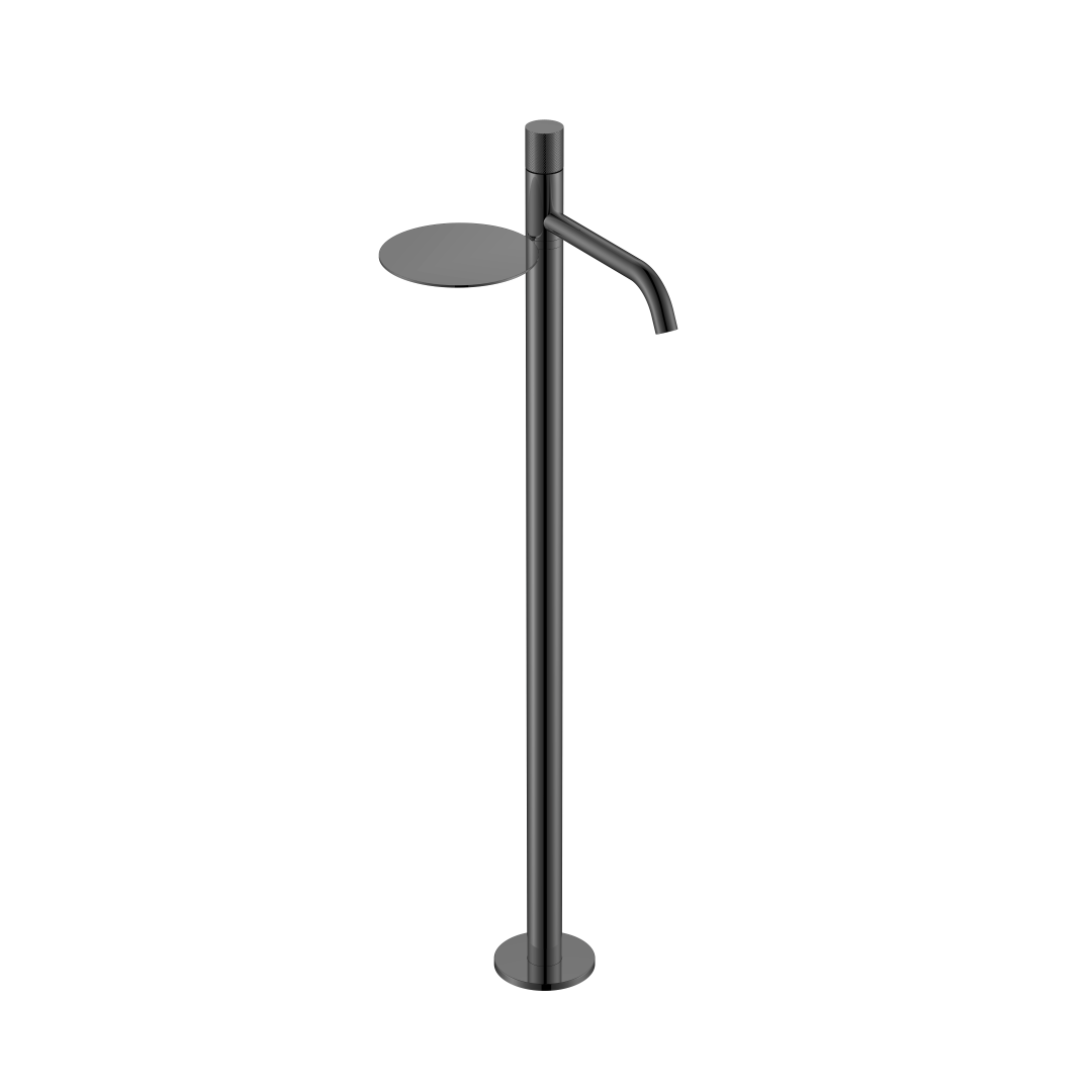 Смеситель для напольной раковины Boheme Stick 120-SGM.2, цвет графитовый глянцевый — Основное изображение