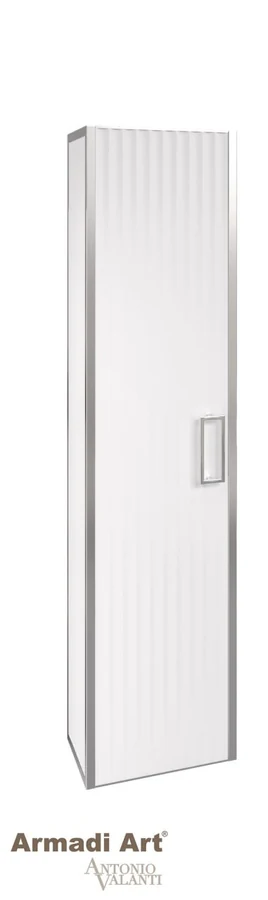 Пенал для ванной Armadi Art Monaco 868-WCR 30×35×148 см, цвет белый глянцевый