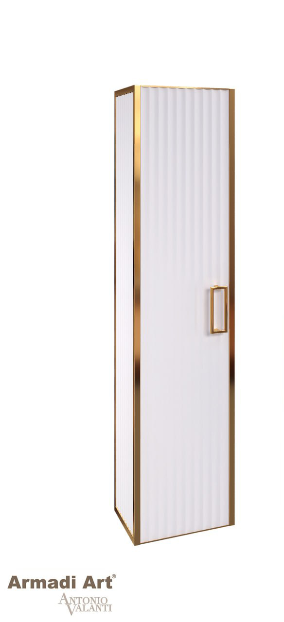 Пенал для ванной Armadi Art Monaco 868-WG 30×35×148 см, цвет белый глянцевый — Основное изображение
