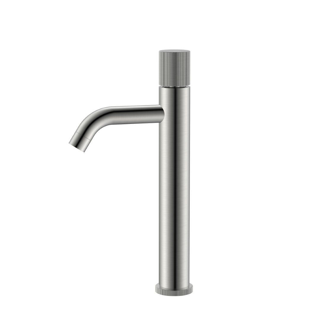 Смеситель для раковины-чаши Boheme Stick 122-NB.3 160×45×331 мм, цвет никель — Основное изображение