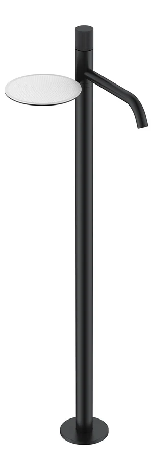 Смеситель для напольной раковины Boheme Stick 120-BB.3, цвет черный матовый