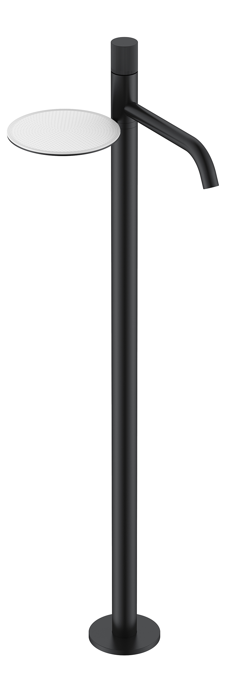 Смеситель для напольной раковины Boheme Stick 120-BB.3, цвет черный матовый — Основное изображение