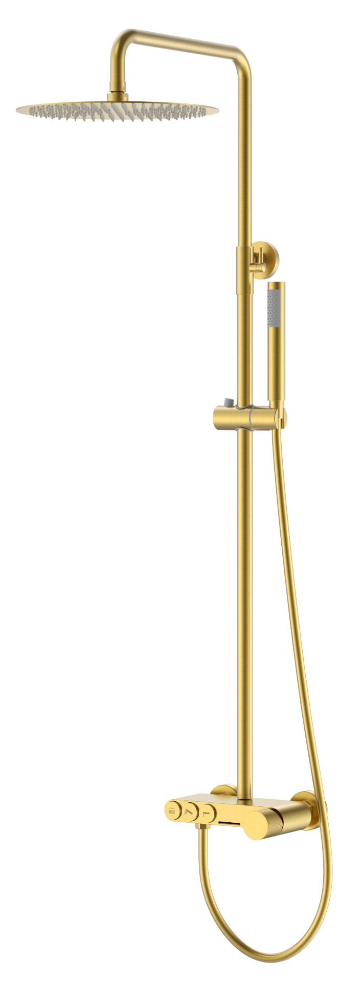 Душевая стойка Boheme Stick 128-MG.2 570×185×1090 мм, цвет золото матовое — Основное изображение