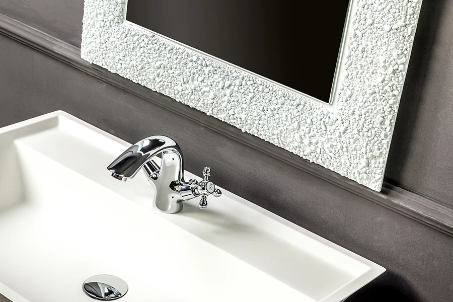 Зеркало Boheme Aura 537 4×60×90 см, цвет белый матовый