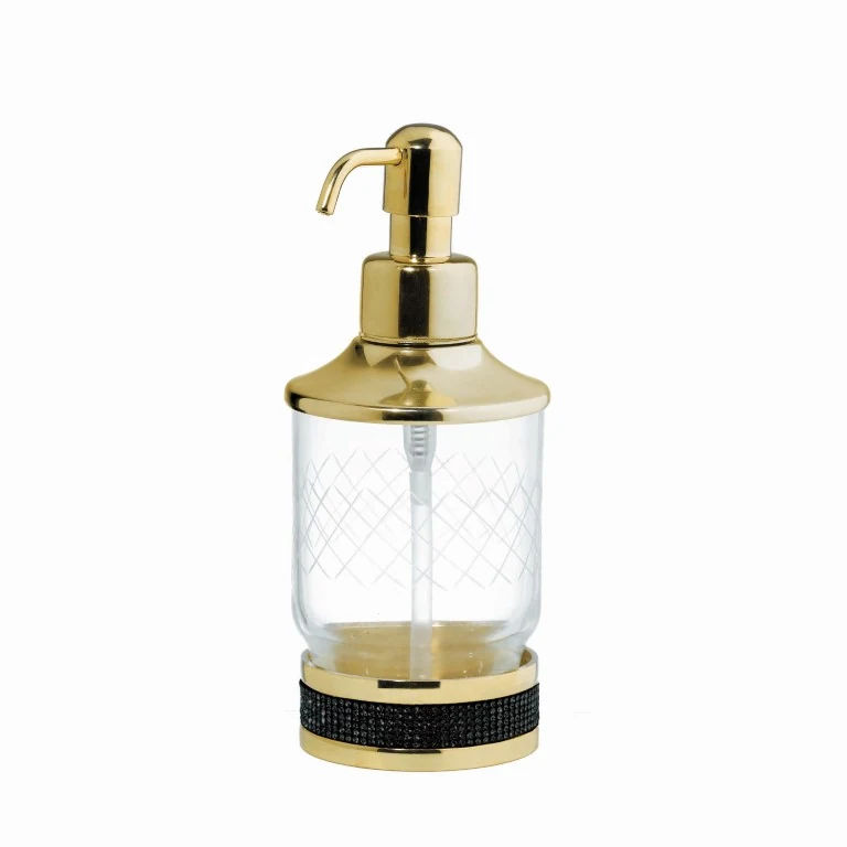 Диспенсер Boheme Royal Cristal 10929-ROYALE-G-B 75×75×180 мм, цвет золото