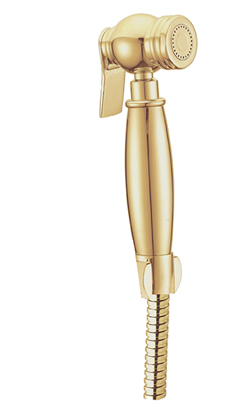 Душевая лейка с держателем Boheme Imperiale 405-2 50×195×215 мм, цвет золото — Основное изображение