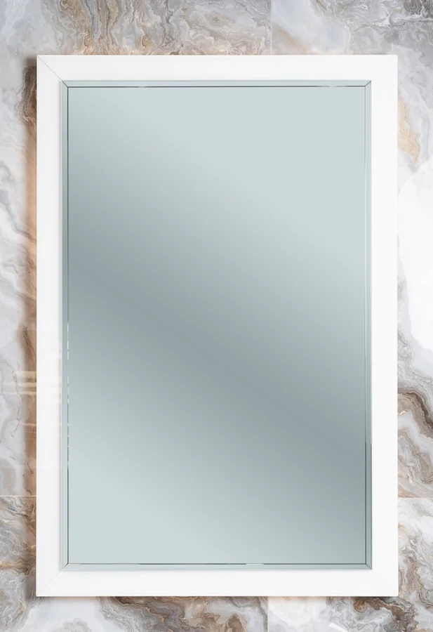 Зеркало Armadi Art Lucido 567-WW 105×70×4 см, цвет белый матовый