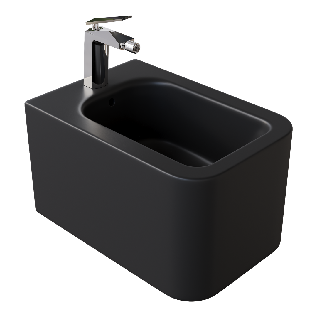 Биде подвесное Boheme Mane 970-BDT-B 52×35×30 см, цвет черный матовый — Основное изображение