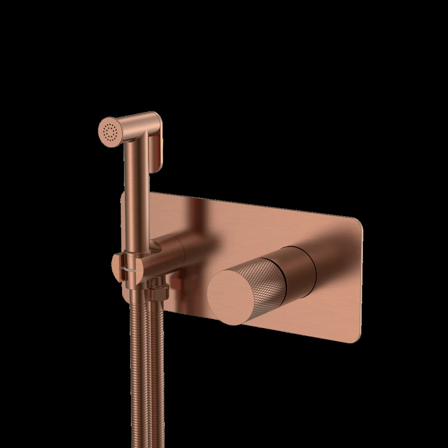 Гигиенический душ Boheme Stick 127-CB.2 203×230×100 мм, цвет медь брашированная