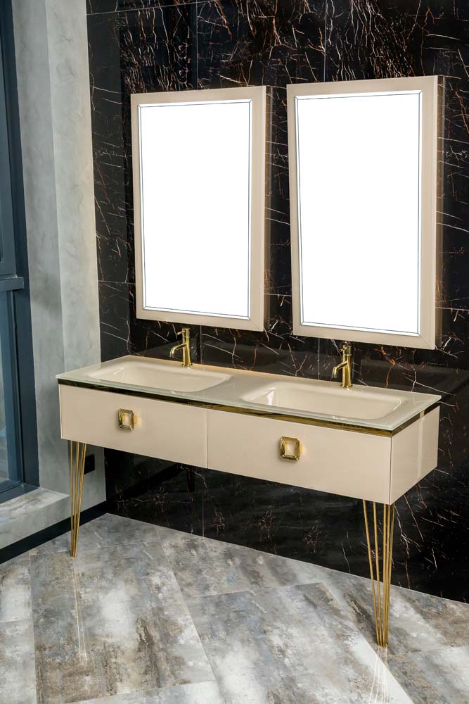 Консоль для раковины Armadi Art Lucido 770-140-CP 140×55×30 см — Основное изображение