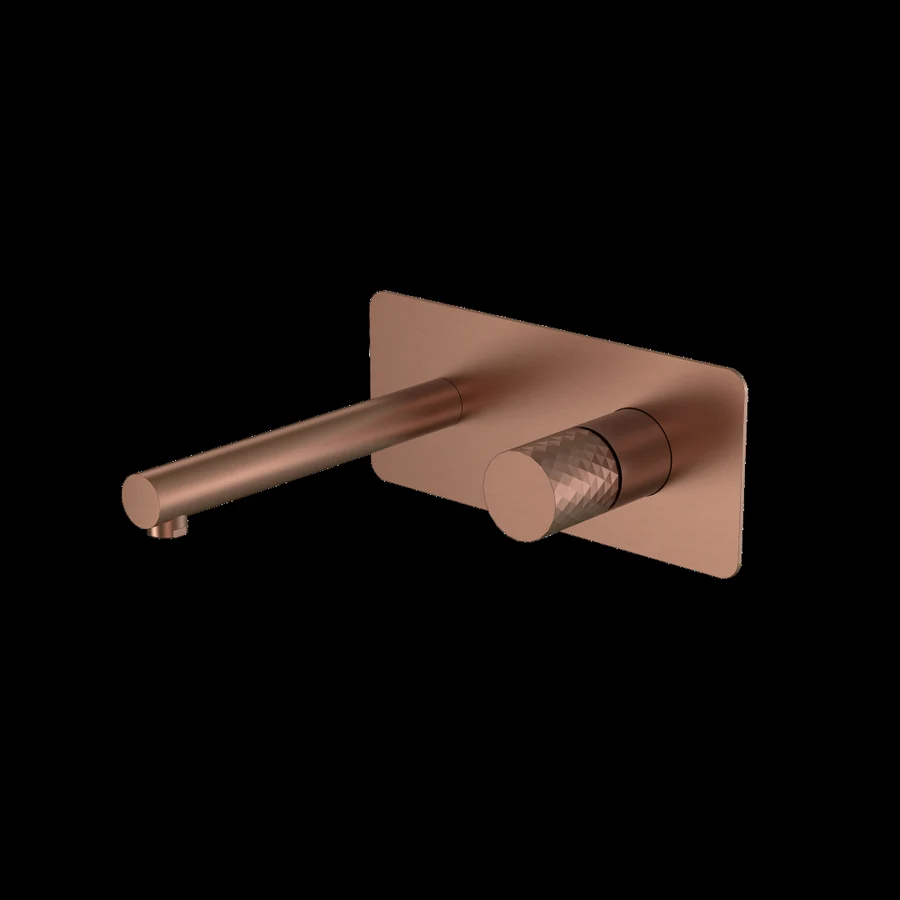 Смеситель встраиваемый Boheme Stick 125-BRB 202×230×100 мм, цвет бронза брашированная
