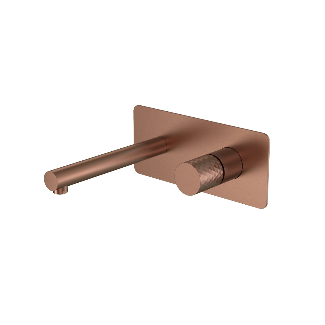 Смеситель встраиваемый Boheme Stick 125-BRB 202×230×100 мм, цвет бронза брашированная — Основное изображение