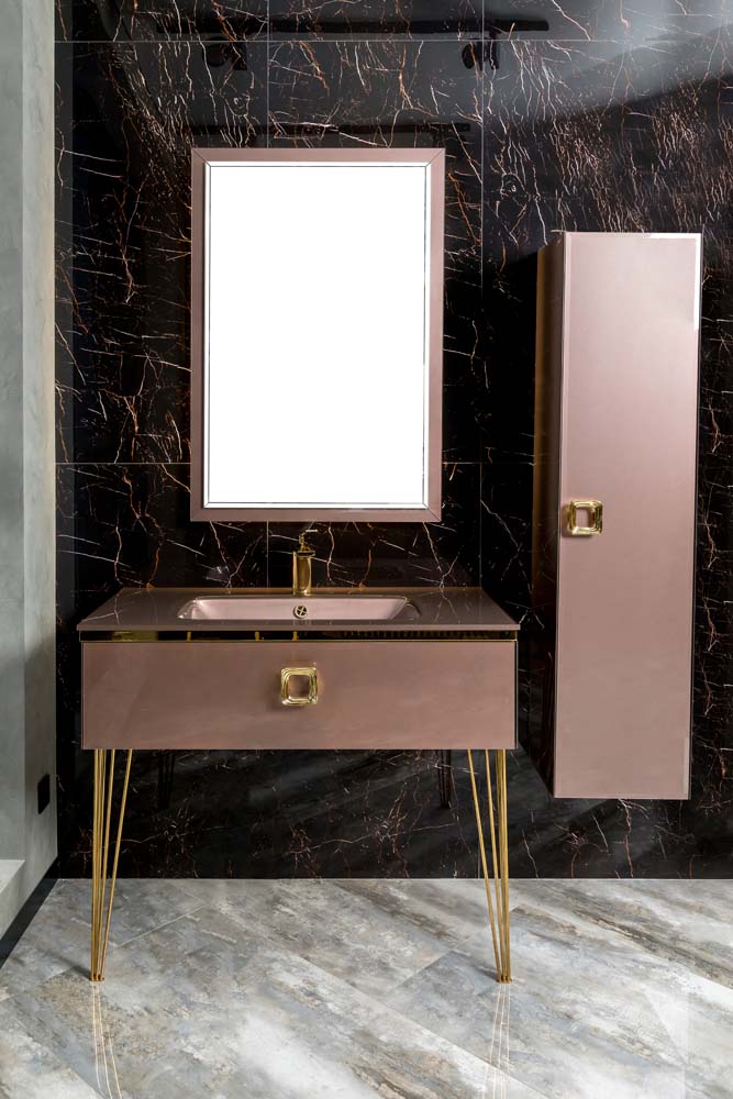 Консоль для раковины Armadi Art Lucido 770-100-PU 104×55×30 см — Основное изображение