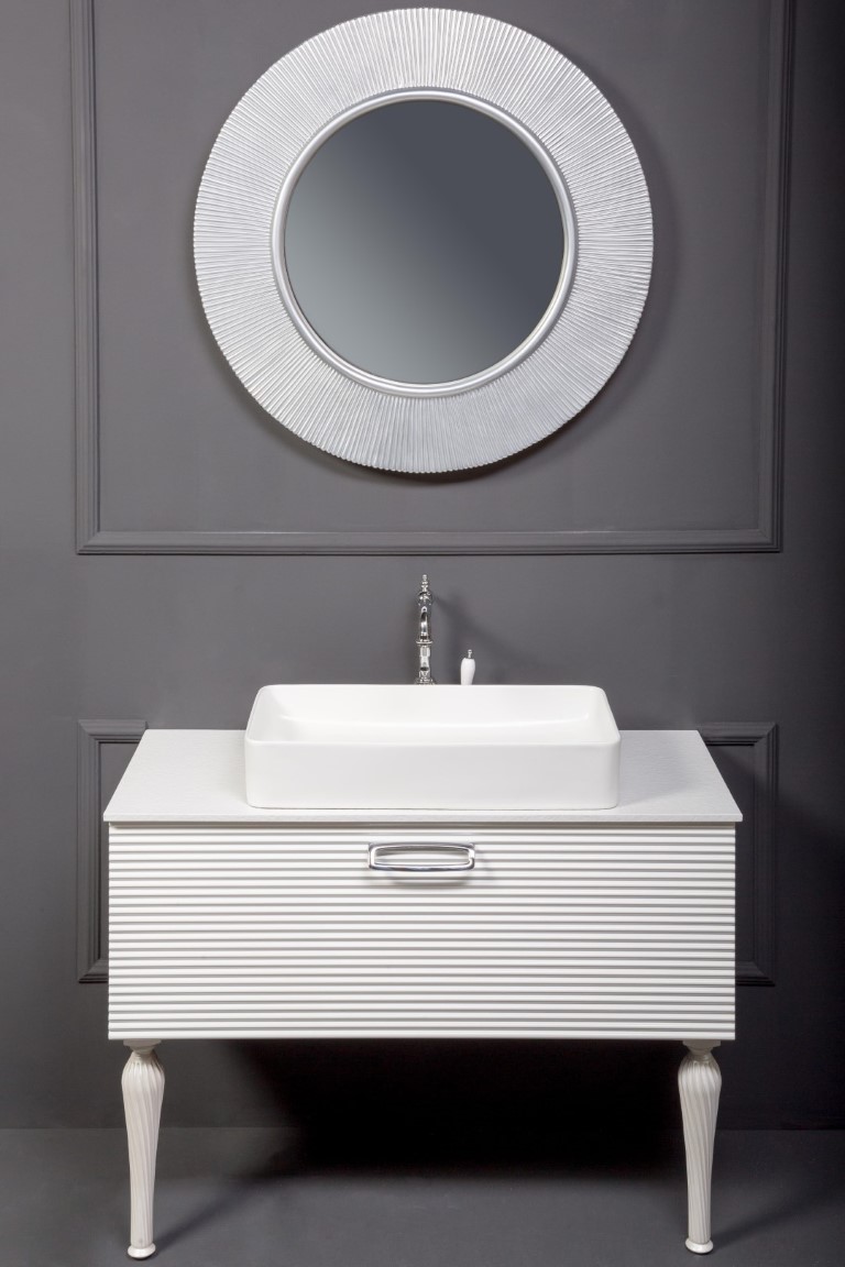 Тумба для ванной Armadi Art Vallessi Avantgarde 842-100-WG 100×46×38 см, цвет белый матовый — Основное изображение