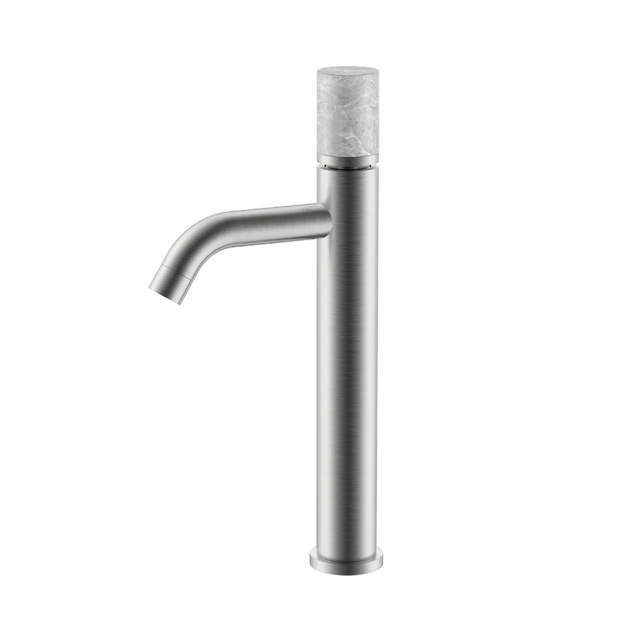 Смеситель для раковины-чаши Boheme Stick 122-NB-MR-GR 160×45×331 мм, цвет никель