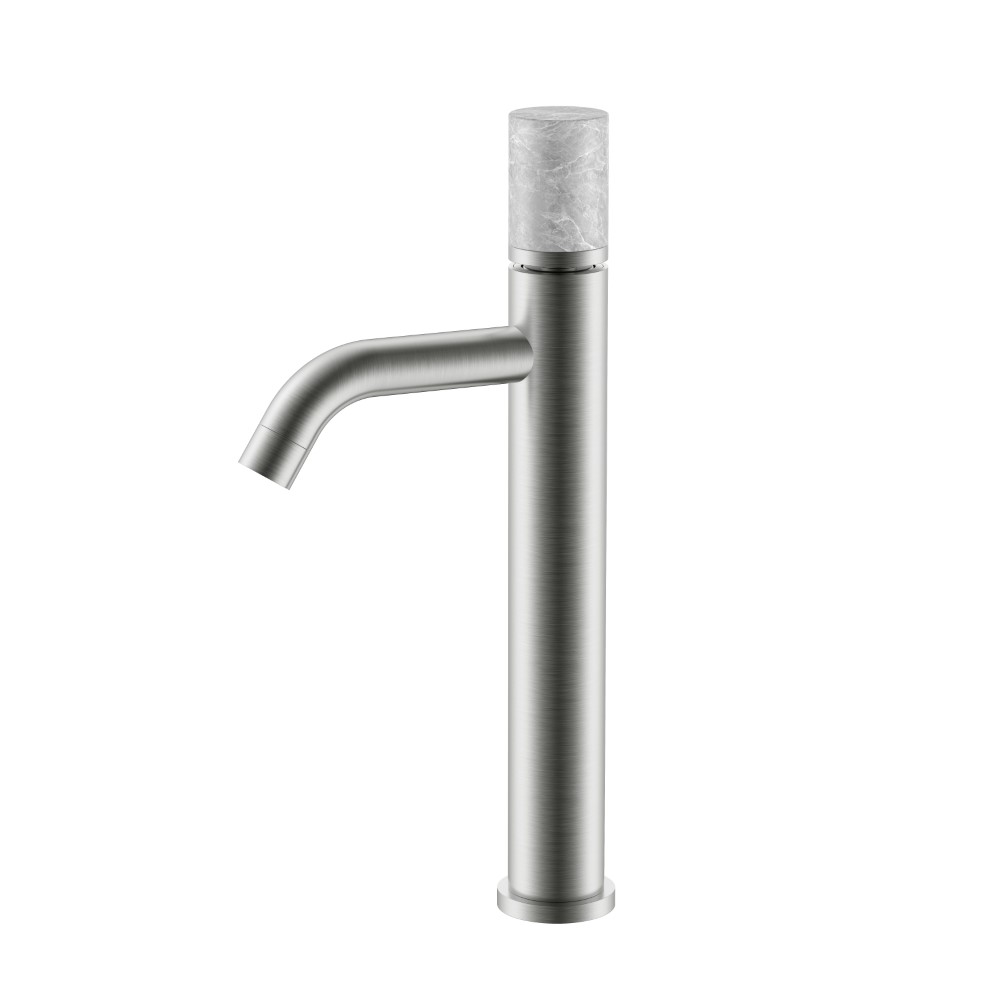 Смеситель для раковины-чаши Boheme Stick 122-NB-MR-GR 160×45×331 мм, цвет никель — Основное изображение