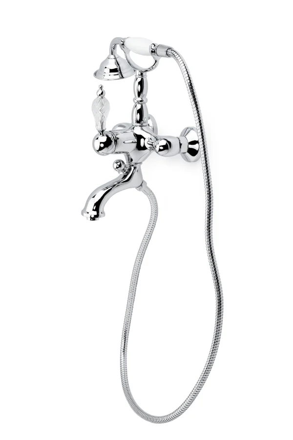 Смеситель для ванны Boheme Crystal 263-CRST 195×165×316 мм, цвет хром