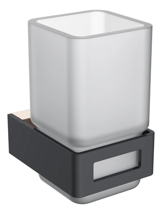 Стакан для ванной Boheme Q 10944-G-B 76×110×105 мм, цвет золото