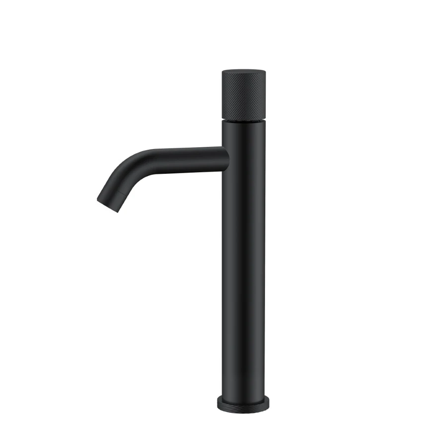 Смеситель для раковины-чаши Boheme Stick 122-BB.4 160×45×331 мм, цвет черный матовый