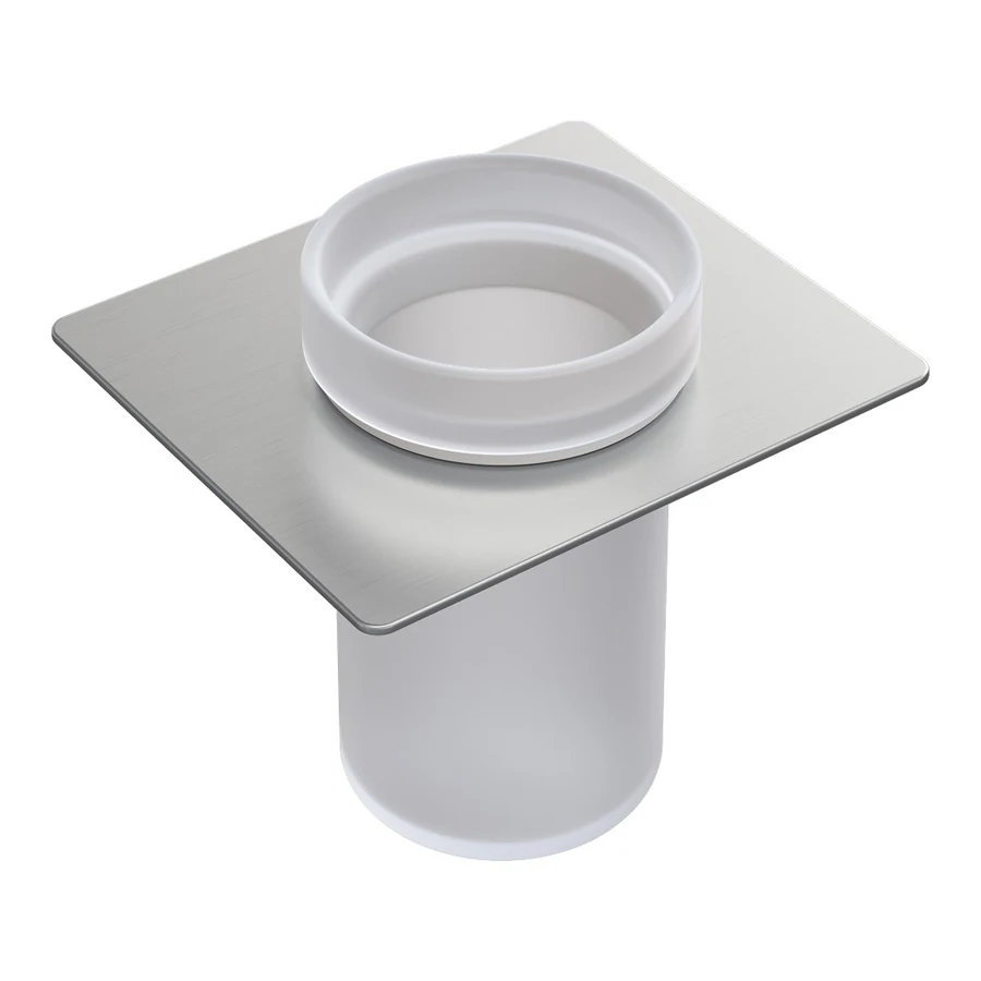 Стакан для ванной Boheme Space 10966-NB-TUM 120×104×90 мм, цвет никель