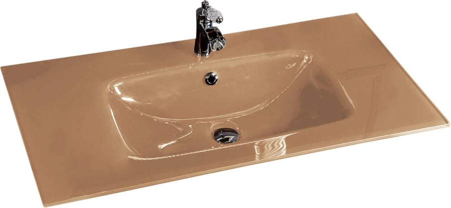 Раковина-моноблок Armadi Art Lucido 852-100-CP LUCIDO 56×106×10 см
