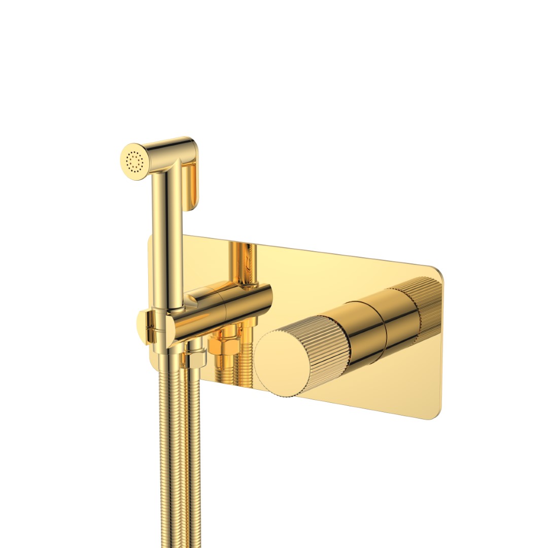 Гигиенический душ Boheme Stick 127-GG.3 203×230×100 мм, цвет золото — Основное изображение