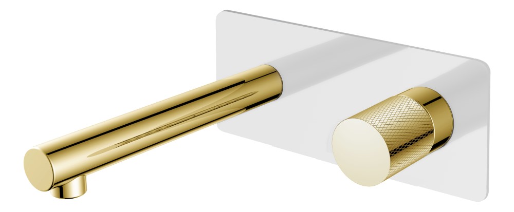 Смеситель встраиваемый Boheme Stick 125-WG.2 202×230×100 мм, цвет белый глянцевый — Основное изображение