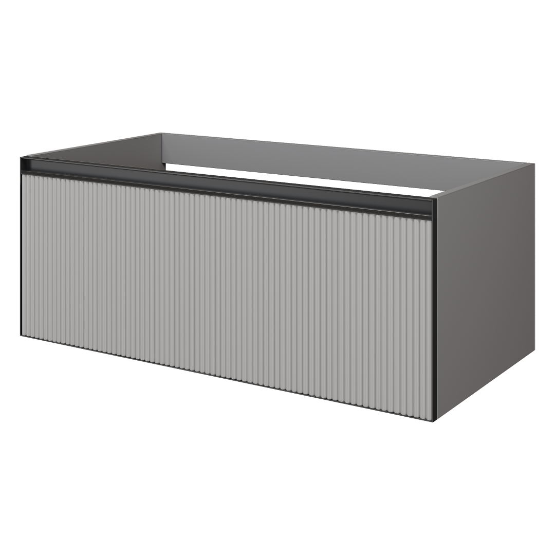 Тумба для ванной Armadi Art Quatro 790-M1-100-L-RIB-A 100×40 см — Основное изображение