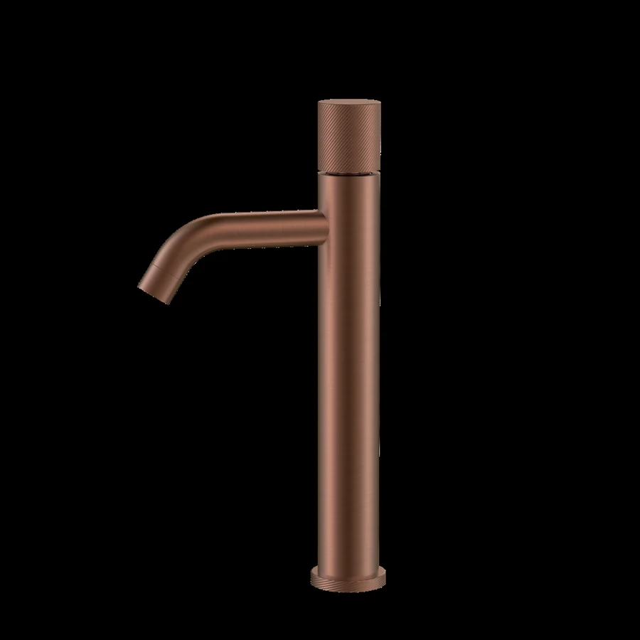 Смеситель для раковины-чаши Boheme Stick 122-BRB.4 160×45×331 мм, цвет бронза брашированная