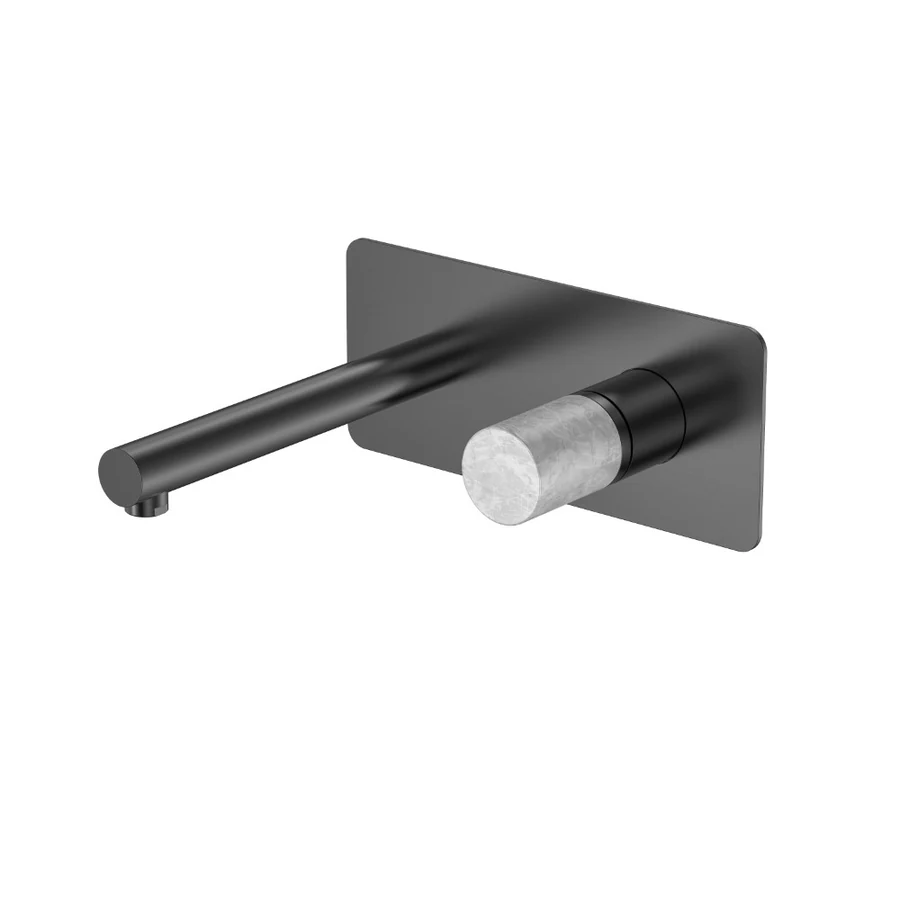 Смеситель встраиваемый Boheme Stick 125-GM-MR-GR 202×230×100 мм, цвет графитовый