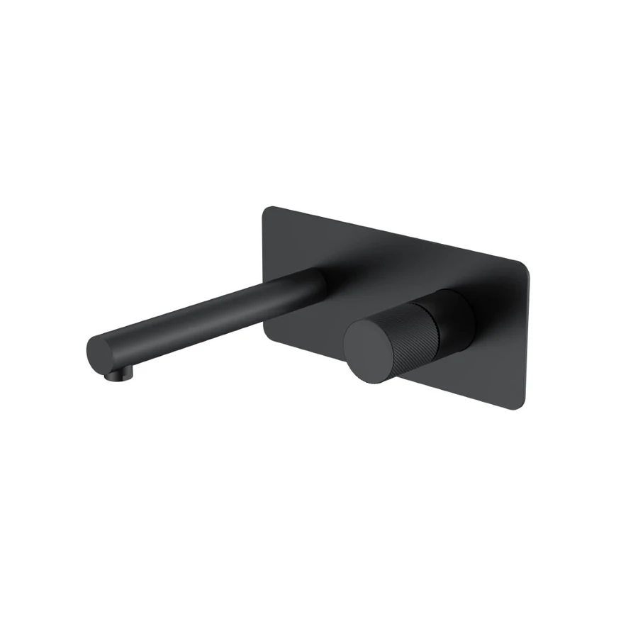 Смеситель встраиваемый Boheme Stick 125-BB.4 202×230×100 мм, цвет черный матовый