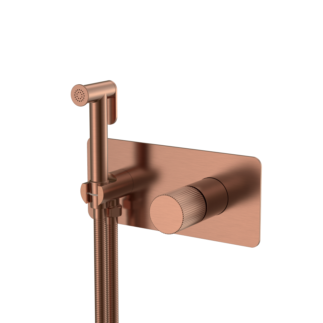 Гигиенический душ Boheme Stick 127-CB.3 203×230×100 мм, цвет медь брашированная — Основное изображение